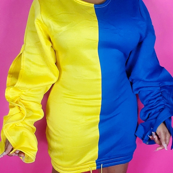 "Kensington" Sweatshirt mini dress S-XL - Picture 2 of 2